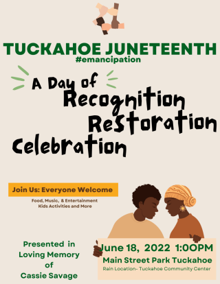Juneteenth Main St. Park - If Rain - Tuckahoe Community Cntr.