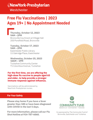 Free Flu Vaccinations | 2023 Ages 19+ | No Appointment Needed