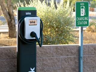 Blink Electric Vehicle Charging Station