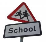 Image of a school crossing sign